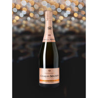 bottle of Charles Mignon Premier Cru Rose Champagne