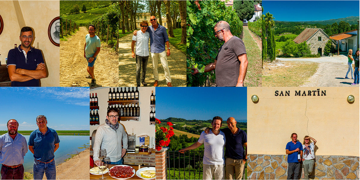 Red Bridge ONLINE's European wine producers and their vineyards and wineries in France Spain and Italy