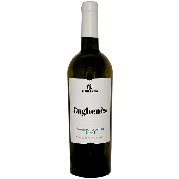 Bottle of Eughenes Cataratto Lucido white wine