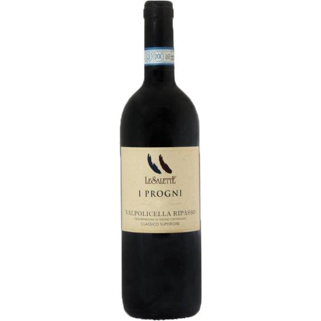 Bottle of Le Salette I Progni Valpolicella Classico Superiore Ripasso red wine
