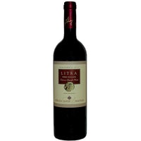 Bottle of Santa Anastasia Litra Cabernet Sauvignon 2012 red wine