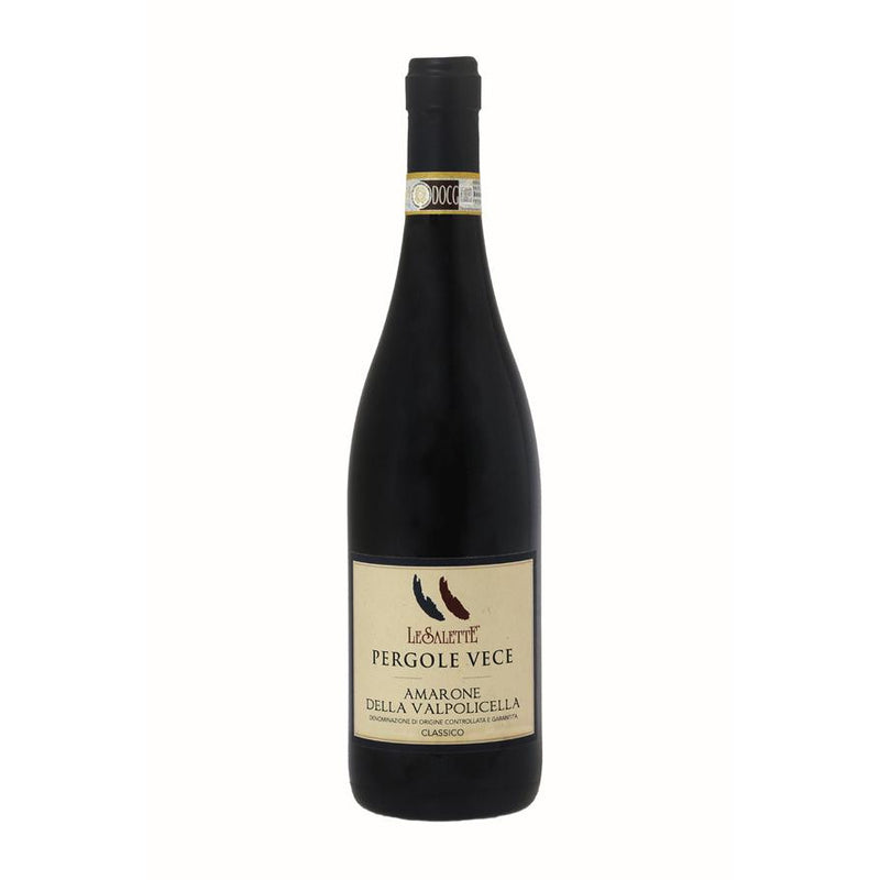 Bottle of Le Salette Pergole Vece Amarone della valpolicella Classico Riserva DOCG 2011 red wine 