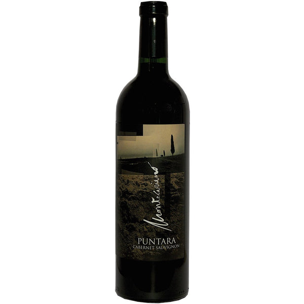 Bottle of Montecariano Puntara Cabernet Sauvignon IGT 2011 red wine